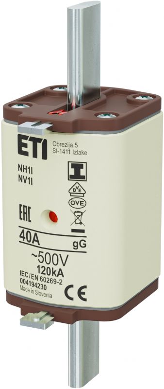 Eti NH1/I gG 40A/500V