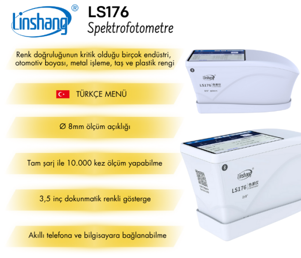 LS176 Spektrofotometre | Hassas Renk Sonucu