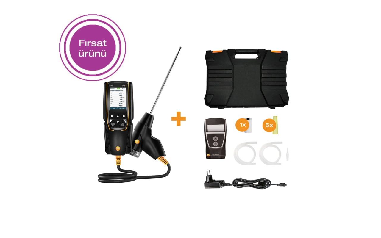 Testo 310 II Yazıcılı Baca Gazı Analiz Cihazı