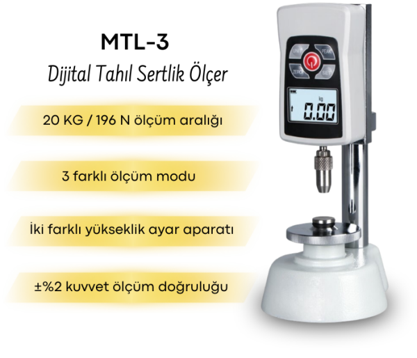 MTL-3 Dijital Tahıl Sertlik Ölçer