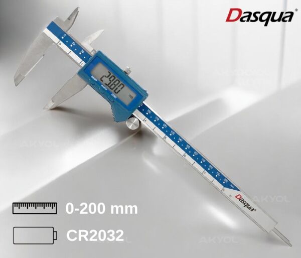 Dasqua 1804-1070 Ekonomik Dijital Kumpas | 0-200 MM