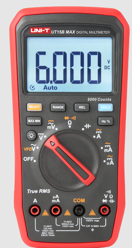 Uni-t UT15B MAX True Rms Dijital Multimetre