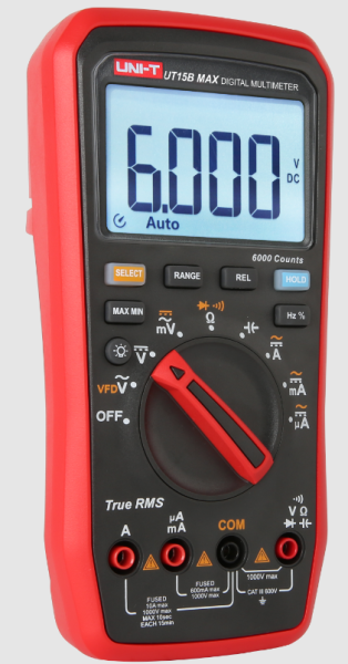 Uni-t UT15B MAX True Rms Dijital Multimetre