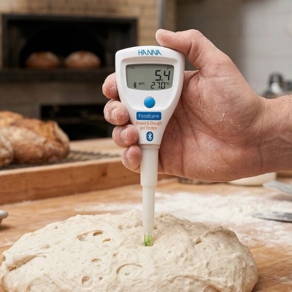 Hanna HI9810382 Ekmek ve Hamur pH Test Cihazı | Bluetooth Bağlantılı