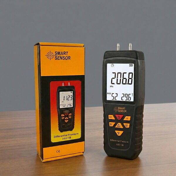 Smart Sensor AS511B Dijital Fark Basınç Manometresi | 29.99 PSI