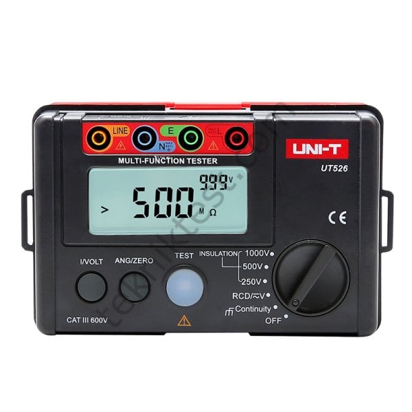 Uni-t UT526 Toprak + İzolasyon + Rcd Test Cihazı