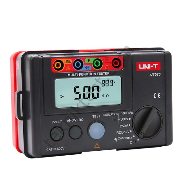 Uni-t UT526 Toprak + İzolasyon + Rcd Test Cihazı