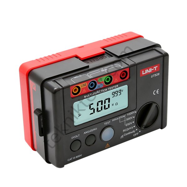 Uni-t UT526 Toprak + İzolasyon + Rcd Test Cihazı
