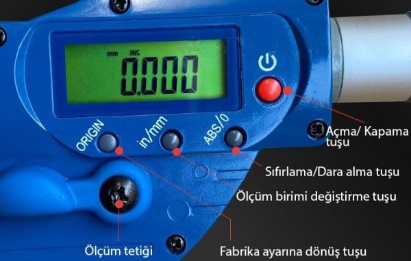 Dasqua 4220-2105 Hızlı Ölçüm Mikrometresi