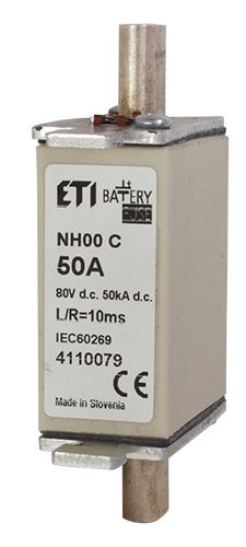 Eti NH000 gBat 50A/80V DC