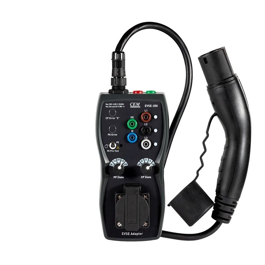 Cem EVSE-200 Elektrikli Araç Şarj İstasyonu Test Cihazı