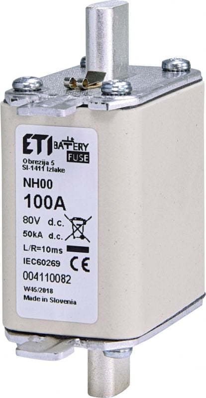 Eti NH00 gBat 100A/80V DC