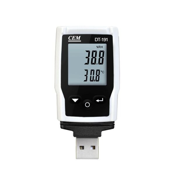 CEM DT-191B Sıcaklık, Nem ve Hava Basıncı PDF Datalogger