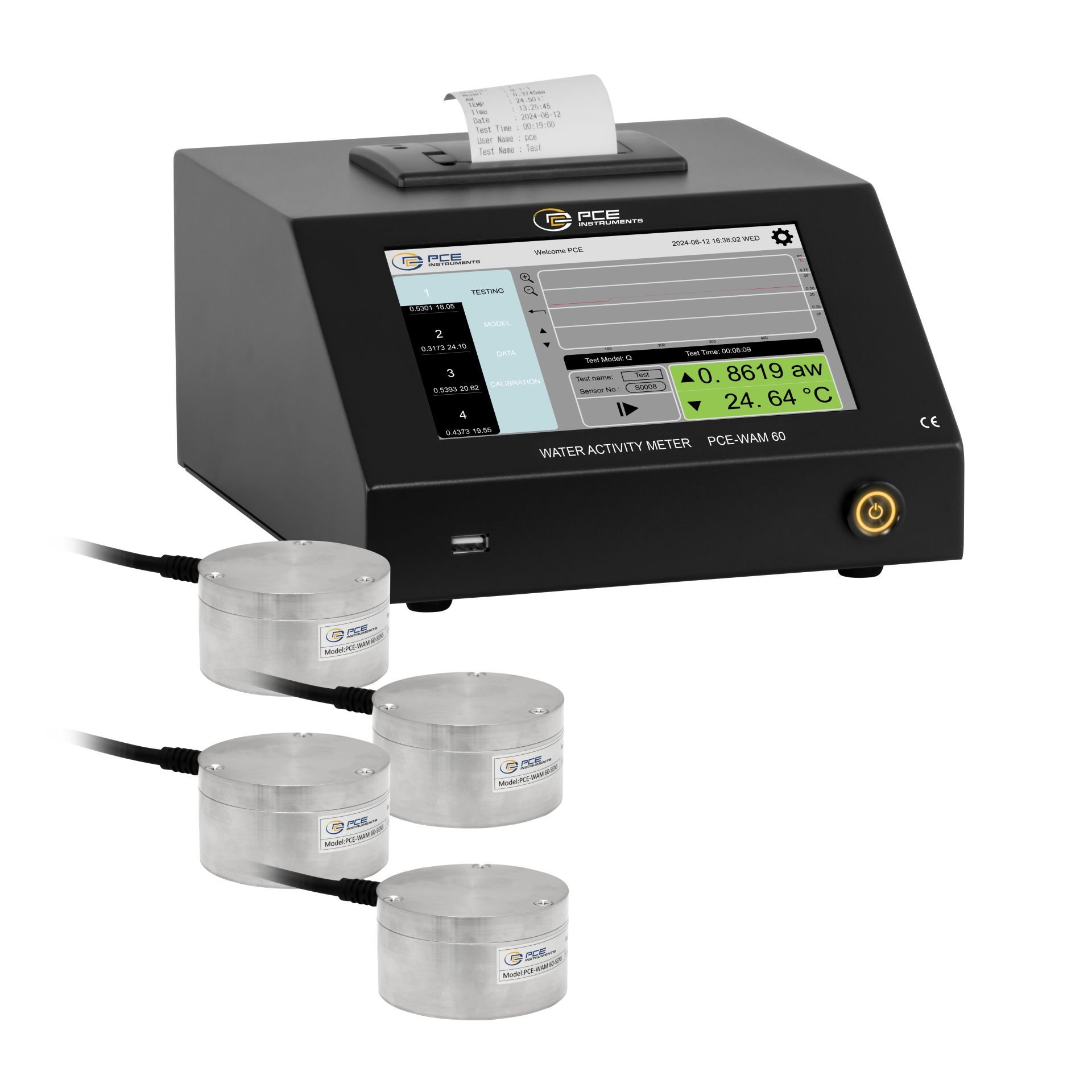 PCE-WAM 60-KIT AW-Su Aktivitesi Ölçüm Cihazı