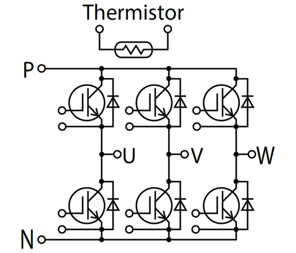 Fuji Electric 6MBI50VA-120-50 igbt Modül