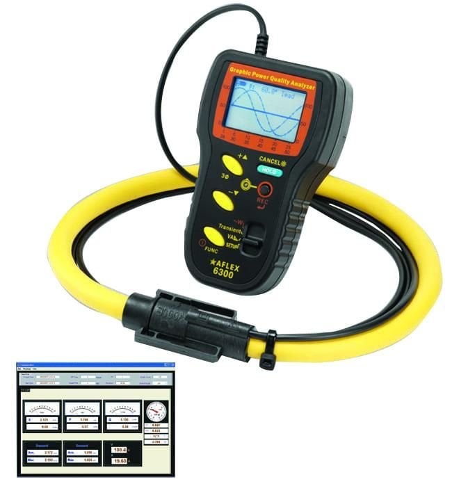 Tes Aflex 6300 Grafik Güç Kalite Analizörü