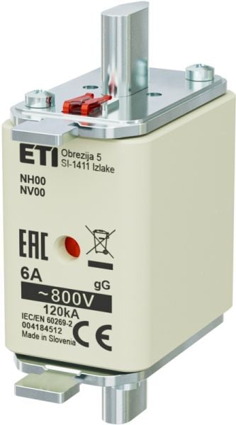 Eti NH00 gG 6A/800V
