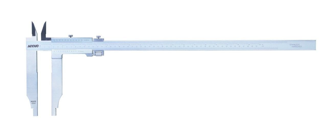 ACCUD 129-020-51 Mekanik Kumpas 129 Serisi 100mm - 0.05mm - 0-500mm