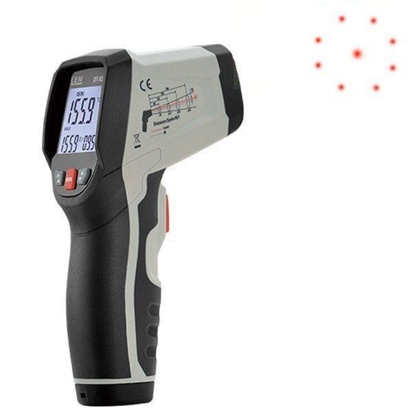 Cem DT836 Dairesel Lazer Işıklı Termometre (-50°C ... +1000°C)  (20:1)