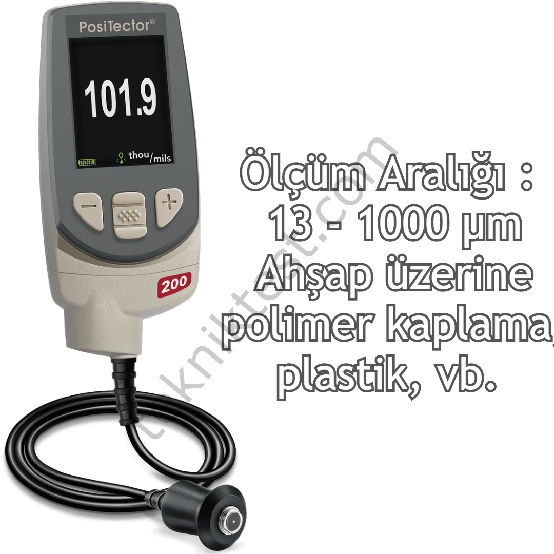 Defelsko Positector 200 B3 Kaplama Kalınlığı Ölçüm Cihazı Non Ferrous