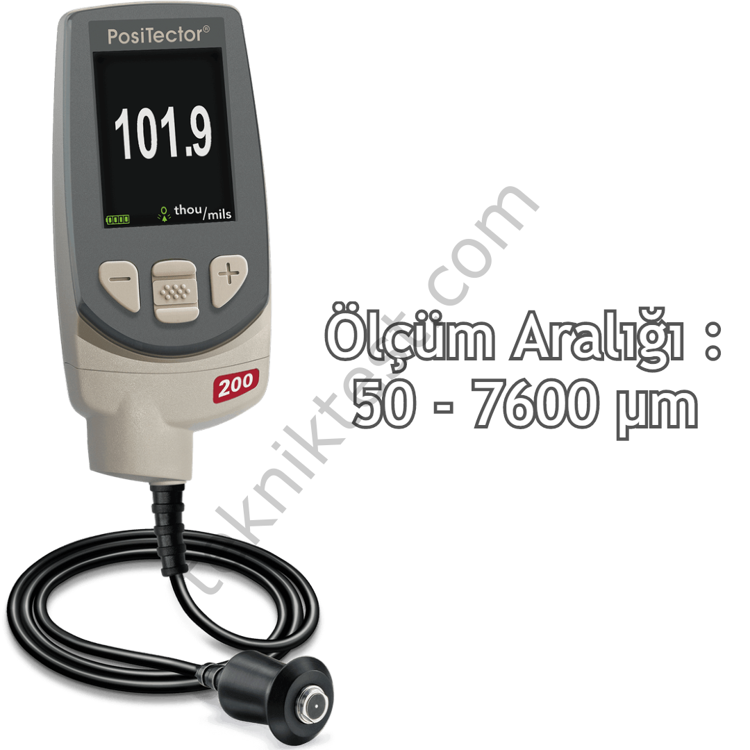 Defelsko Positector 200 D3 Kaplama Kalınlığı Ölçüm Cihazı Non Ferrous