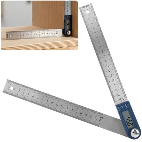 Dasqua 1022-0200 Dijital Açı Ölçer 20CM