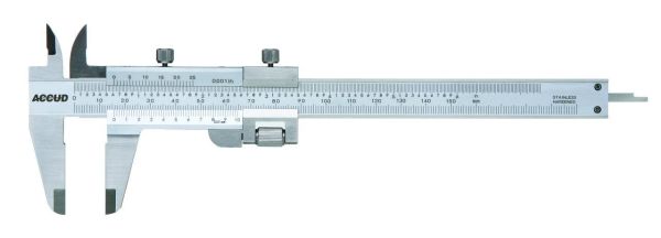 ACCUD 125-007-11 Mekanik Kumpas 125 Serisi - Hassas Ayarlamalı 0-180mm