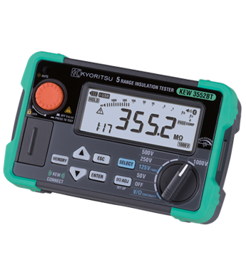 Kyoritsu Kew 3552BT Bluetooth İzolasyon-Süreklilik Test Cihazı