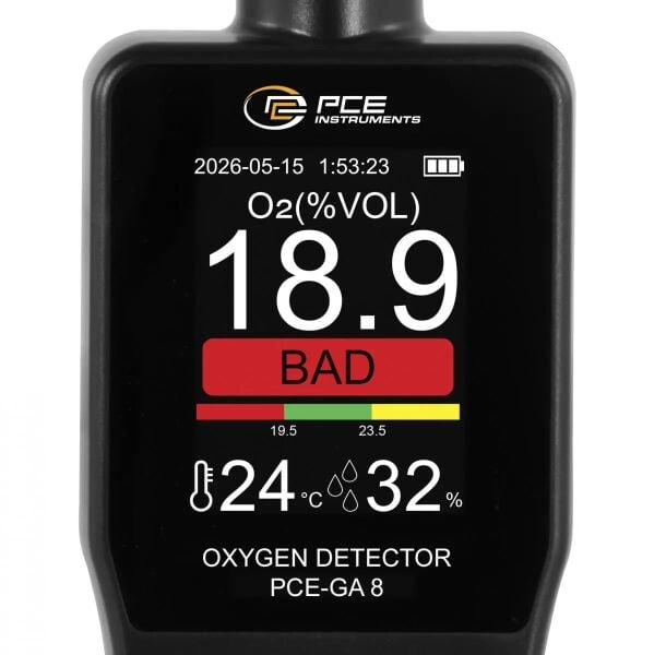 PCE-GA 8 Oksijen Ölçüm Cihazı
