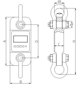 PCE-DDM 20WI Dijital Dinamometre