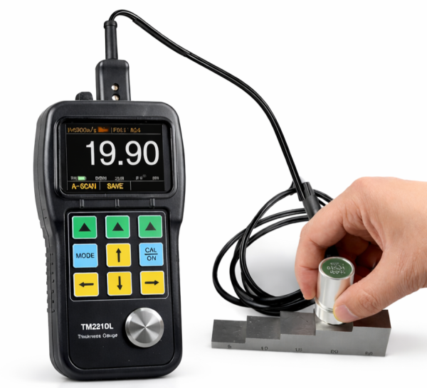 TM282DL Ultrasonik Kalınlık Ölçüm Cihazı, Boya üzerinden ölçüm : 3-50mm, Ölçüm aralığı :0.50mm ila 508mm,