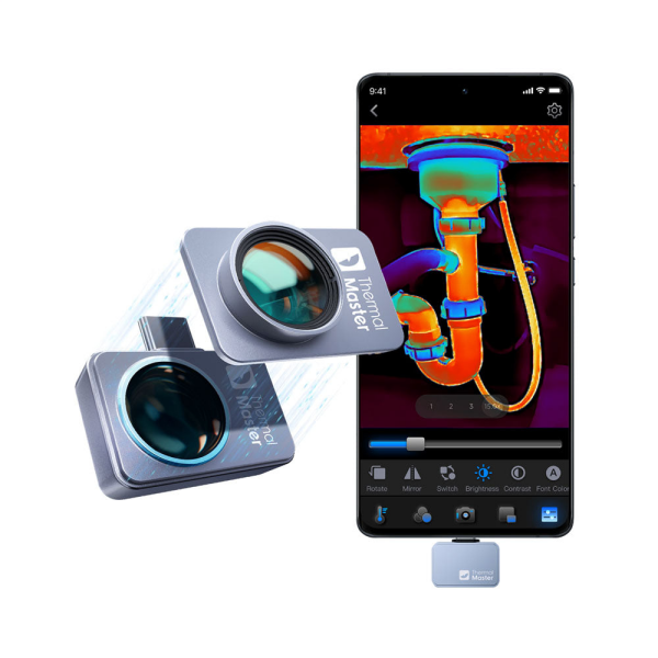 Thermal Master P2 Pro iOS Termal Kamera | 256x192 IR, 15X Zoom, -20°C ~ 600°C