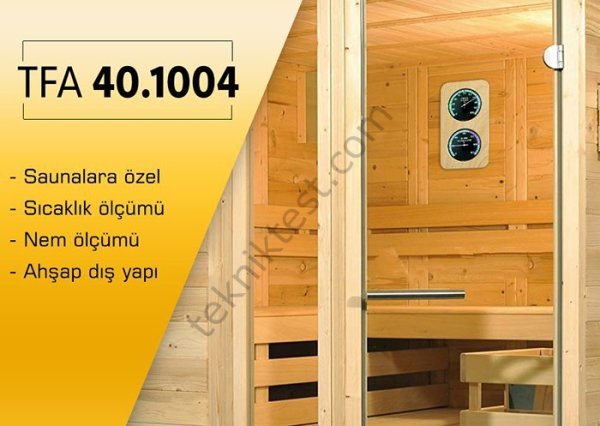 TFA 40.1004 SAUNA SICAKLIK VE NEM ÖLÇER