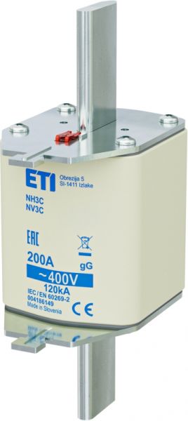 Eti NH3C gG 200A/400V korr.