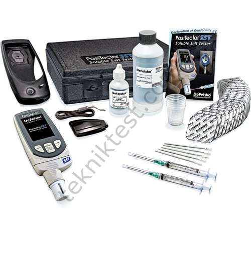 PosiTector SSTKITL3 Çözünür Tuz Test Cihazı Kit ( ADV Ana Gövde + SST KIT-L )