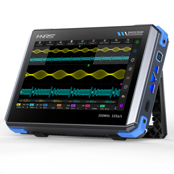 Fnirsi DPOS350P Taşınabilir Osiloskop | 350MHz 1GSPS | 4'ü 1 Arada Osiloskop