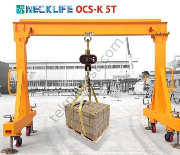 OCS-K Dijital Vinç Baskülü - Hassasiyet: 2 Kg. Max: 5 Ton