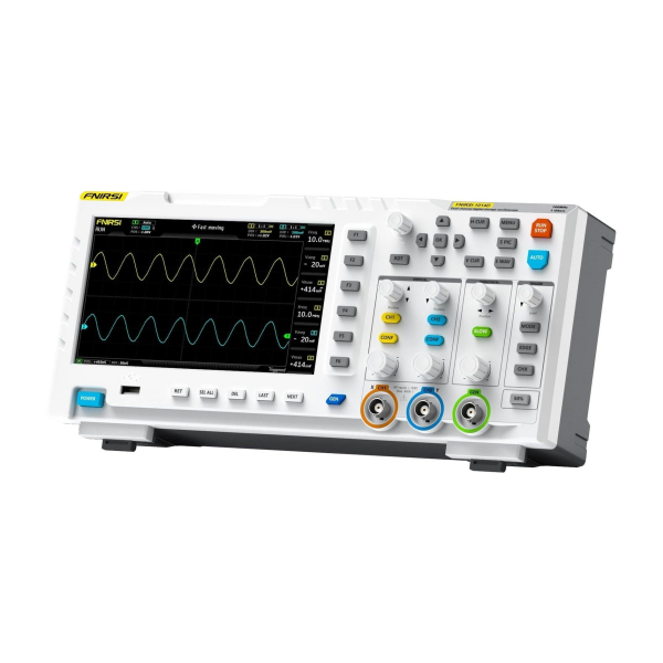 FNIRSI 1014D Dijital Osiloskop | 2 Kanal 100MHz 1GSa/s & DDS Sinyal Jeneratörü