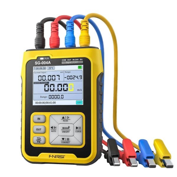 FNIRSI SG-004A Proses Kalibratörü | 4-20mA, 24V, RTD, Termokupl & Sinyal Jeneratörü