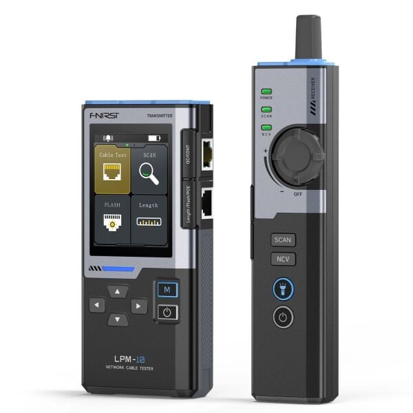 FNIRSI LPM-10A Network Kablo Test Cihazı | PoE, RJ45, NCV ve Kablo Takip