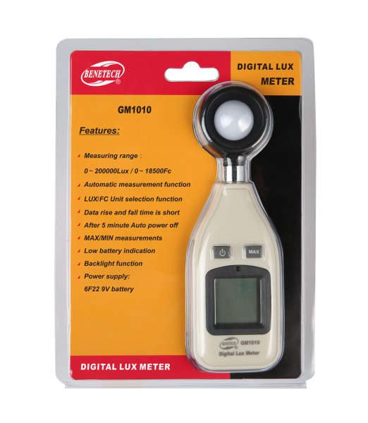 Benetech GM1010 Işık Ölçer Lüksmetre