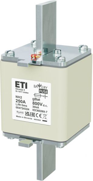 Eti NH2 gBat 250A/800V DC