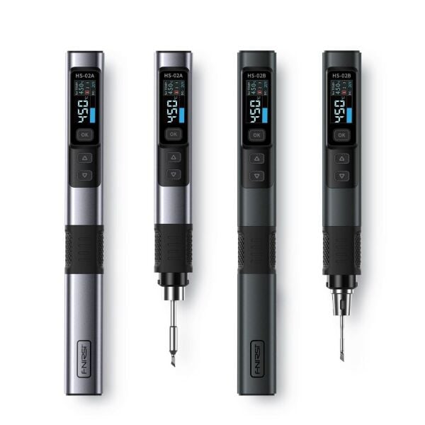 FNIRSI HS-02A Lehimleme Kalemi | 100W USB-C PD/QC Akıllı Havya