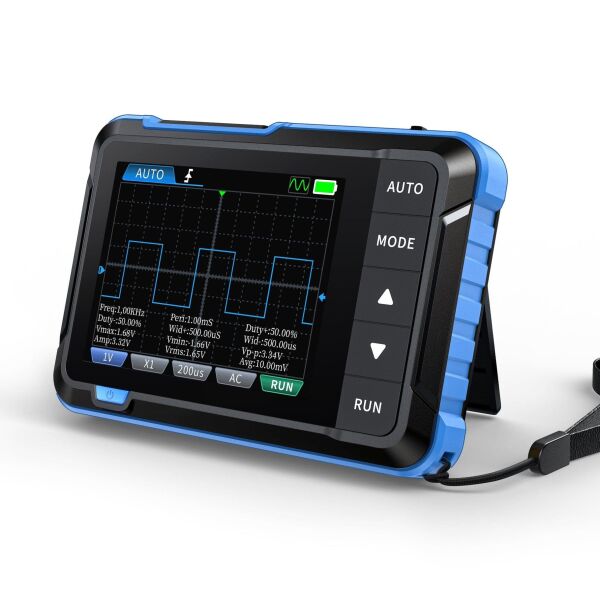 FNIRSI DSO-153 Mini Dijital Osiloskop | 1MHz ve 10kHz Sinyal Jeneratörü