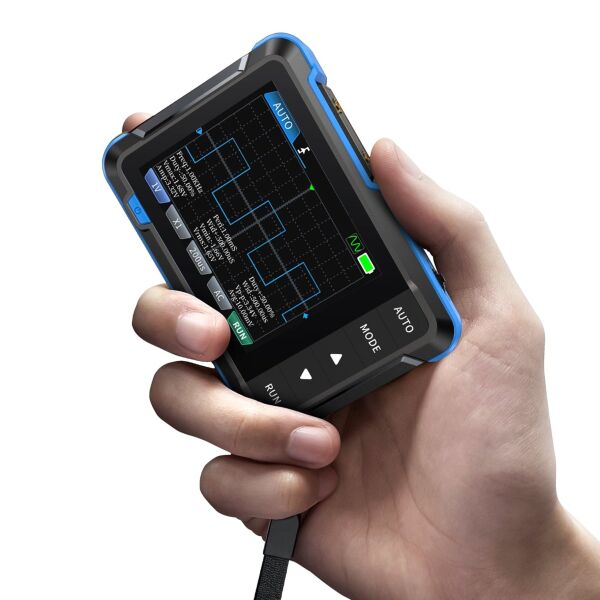 FNIRSI DSO-153 Mini Dijital Osiloskop | 1MHz ve 10kHz Sinyal Jeneratörü