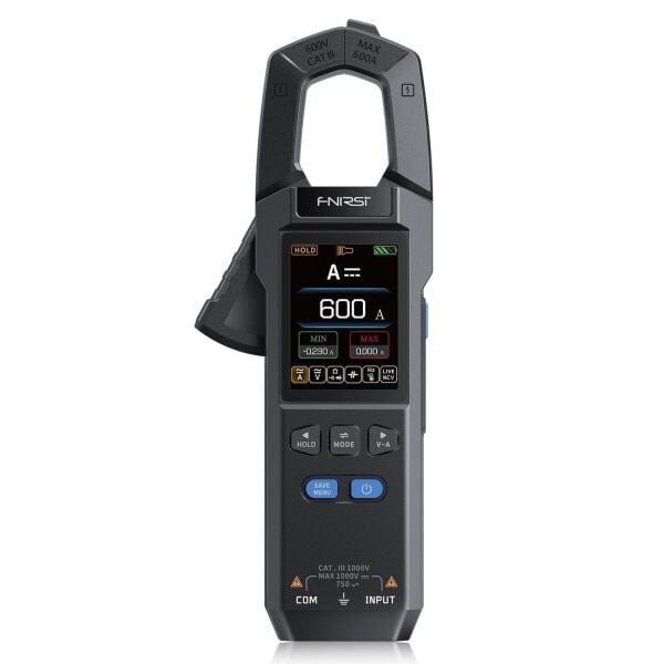 FNIRSI DMC-100 True RMS Pens Ampermetre | 600A, 1000V ve Dalga Formu Görüntüleme