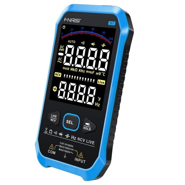 FNIRSI S1 Akıllı Dijital Multimetre | 9999 Count, True RMS ve NCV