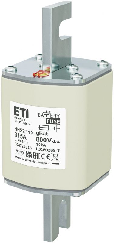 Eti NHS2/110 gBat 315A/800V DC