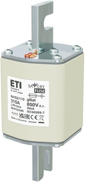 Eti NHS2/110 gBat 315A/800V DC