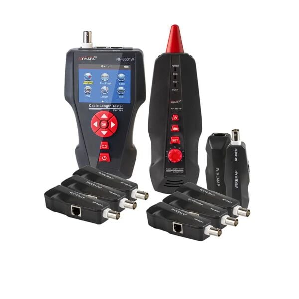 NOYAFA NF-8601W Ağ Test Cihazı | PoE, Ping, Kablo Takip ve Uzunluk Ölçümü